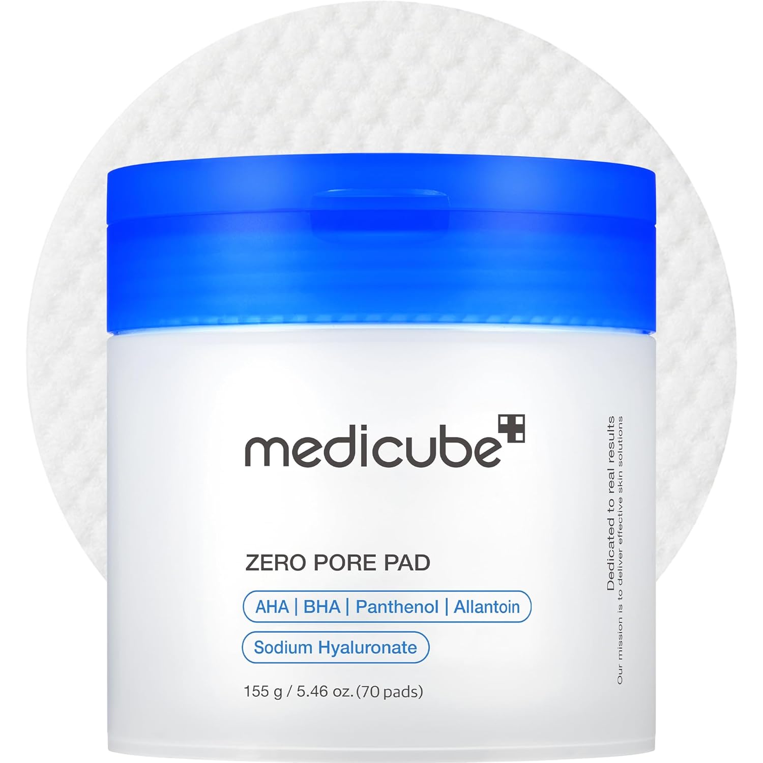 medicube Toner Pads Zero Pore Pad 2.0 | Dual-Textured Facial Pad for Exfoliation and Pore Care